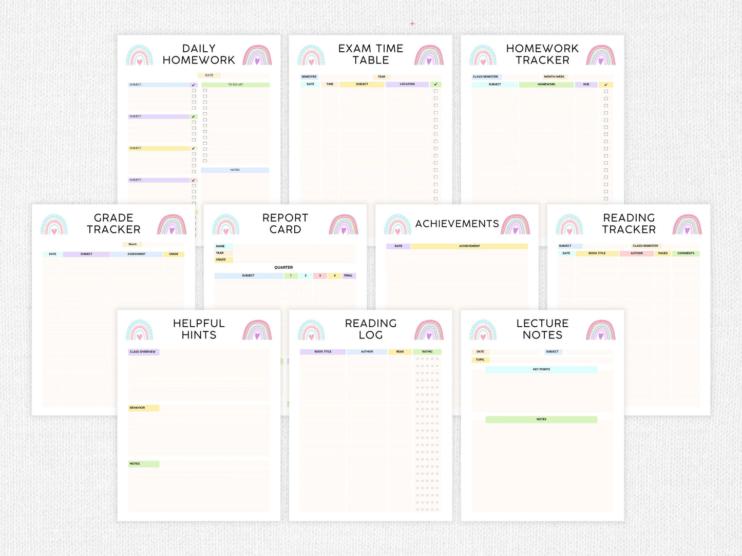 Homeschool Planner Printable, Ultimate Homeschool Planner, Homeschool Lesson Planner, Academic Planner, Teacher Homeschool Schedule