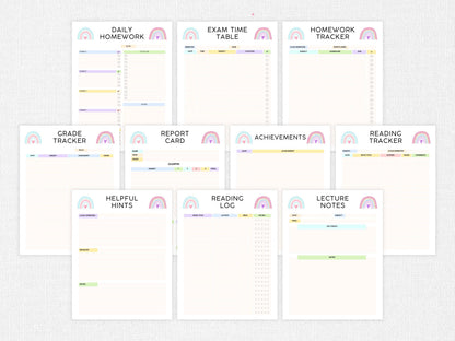 Homeschool Planner Printable, Ultimate Homeschool Planner, Homeschool Lesson Planner, Academic Planner, Teacher Homeschool Schedule