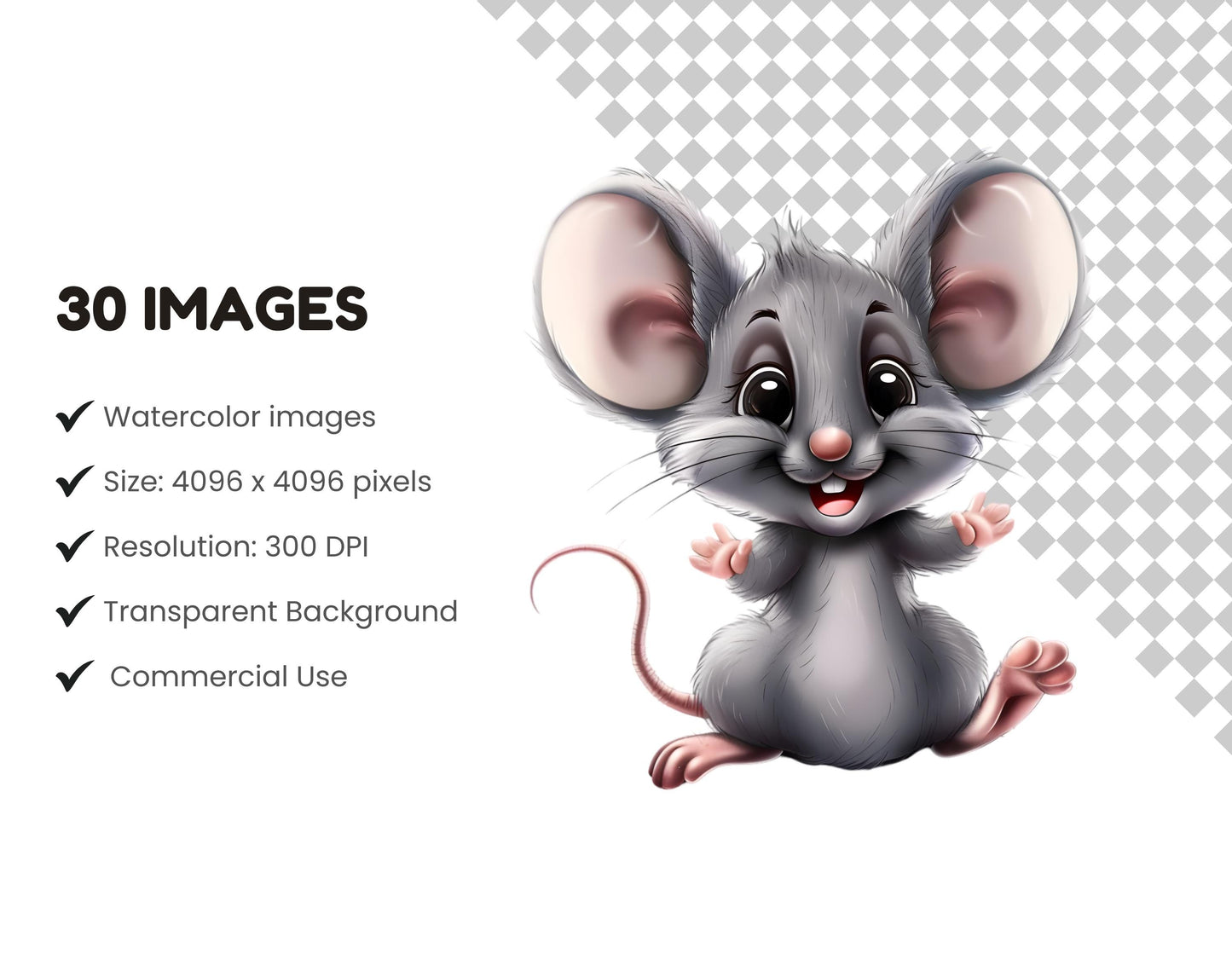 Funny Mouse Clipart Bundle png, Cute Mouse Clipart, Mice Clipart Bundle, Cute Funny Mouse Clipart, Cartoon Animal Clipart