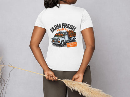Farm Fresh Pumpkin png, Retro Pumpkin png, Fall Sublimation png, Transparent Fall Pumpkin png, Retro Fall Pumpkin Design png, Pumpkin Truck