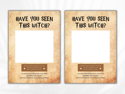 Personalisiertes Geburtstagsplakat „Zauberer gesucht“ (Digitaler Download)