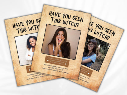 Personalisiertes Geburtstagsplakat „Zauberer gesucht“ (Digitaler Download)