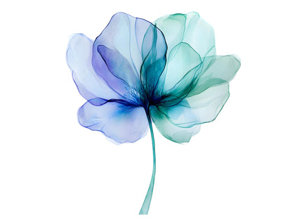 Abstraktes Blumen-Clipart-Bundle, Aquarell-Blumen-Clipart, Blumen-PNG, Trockenblumen-PNG, Transparentes Blumen-Set, Sofort-Download