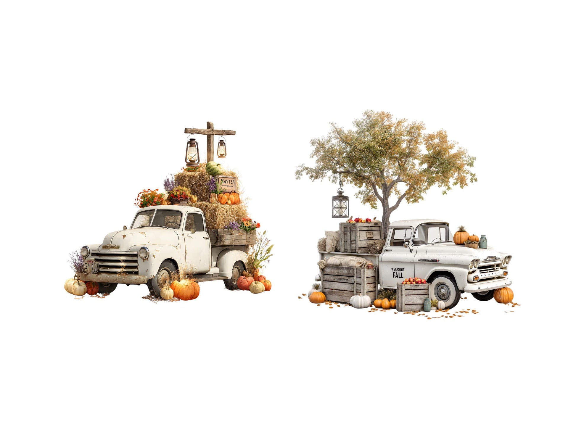 DIY Download Vintage Truck Clip art Bundle