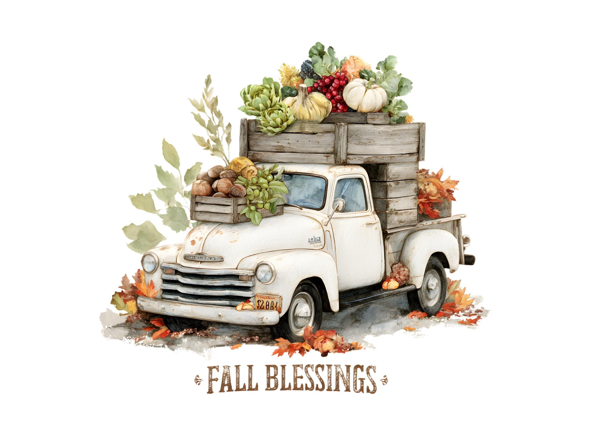 DIY Download Vintage Truck Clip art Bundle