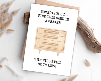 Romantic Love Note Card: Minimalist Keepsake (Digital Download
