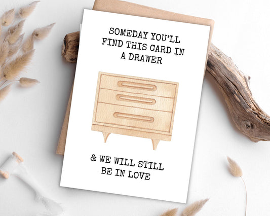 Romantic Love Note Card: Minimalist Keepsake (Digital Download