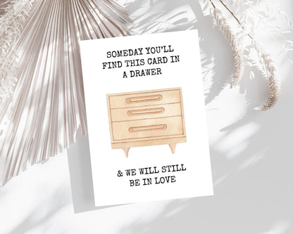 Romantic Love Note Card: Minimalist Keepsake (Digital Download