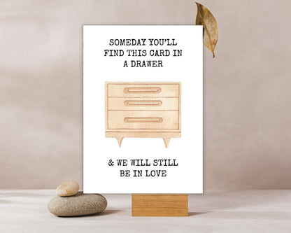 Romantic Love Note Card: Minimalist Keepsake (Digital Download