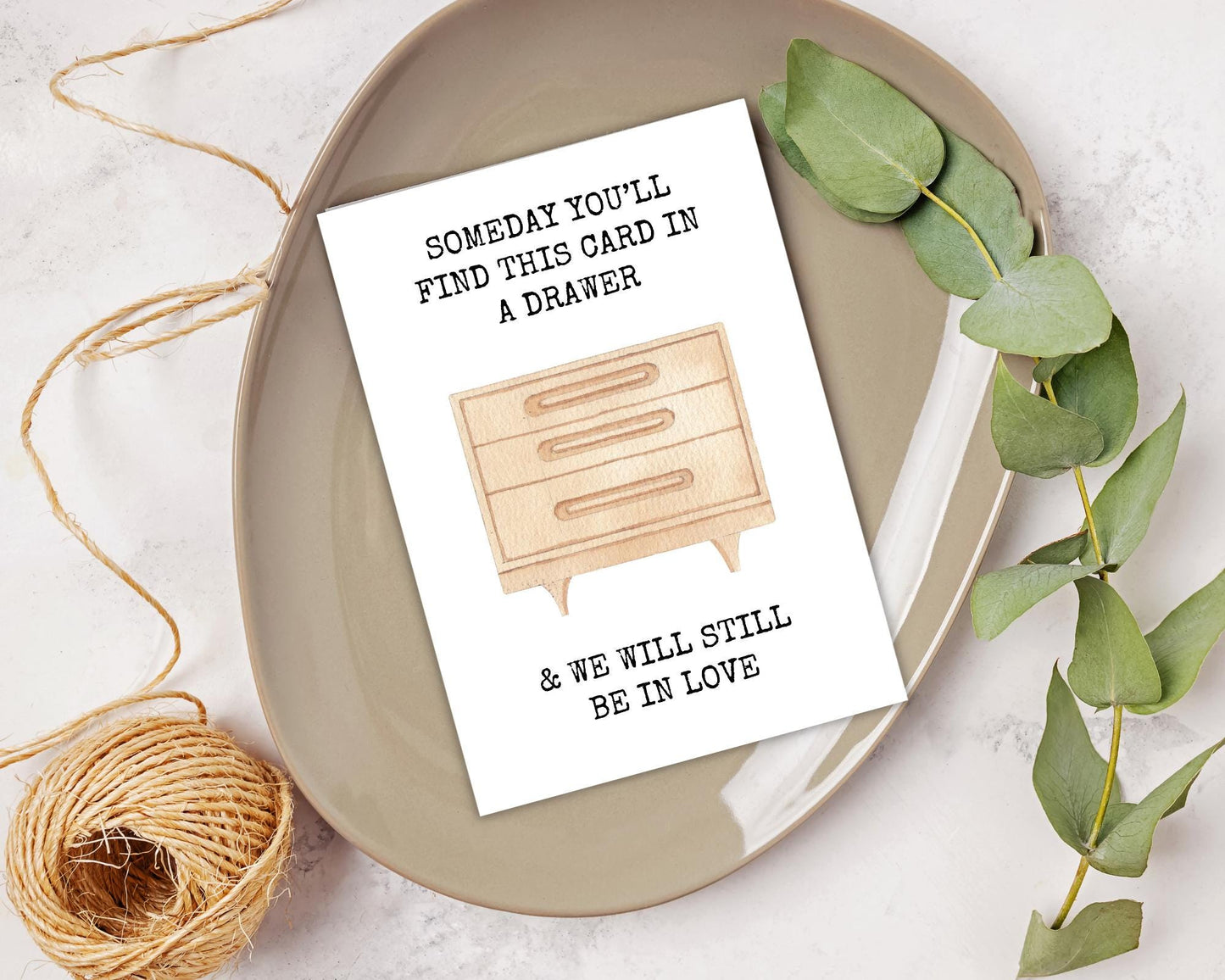 Romantic Love Note Card: Minimalist Keepsake (Digital Download