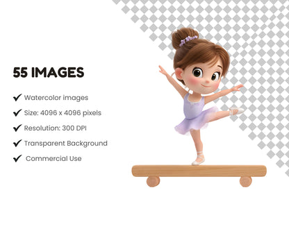Watercolor Gymnastic Clipart Bundle, Gymnastic png Bundle, Gymnastic Clipart png, Gymnastic Girl Clipart, Gymnastic High Quality png