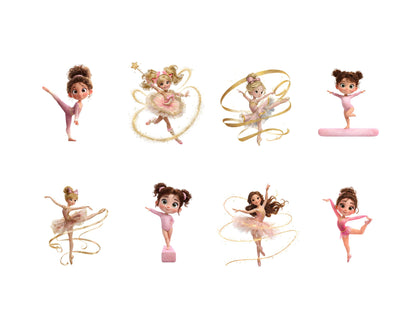 Watercolor Gymnastic Clipart Bundle, Gymnastic png Bundle, Gymnastic Clipart png, Gymnastic Girl Clipart, Gymnastic High Quality png