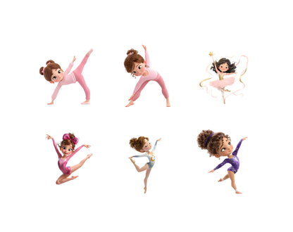 Watercolor Gymnastic Clipart Bundle, Gymnastic png Bundle, Gymnastic Clipart png, Gymnastic Girl Clipart, Gymnastic High Quality png