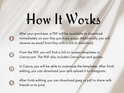 Editable Funeral Program Template: In Loving Memory, Celebration of Life (Canva, Digital Download)