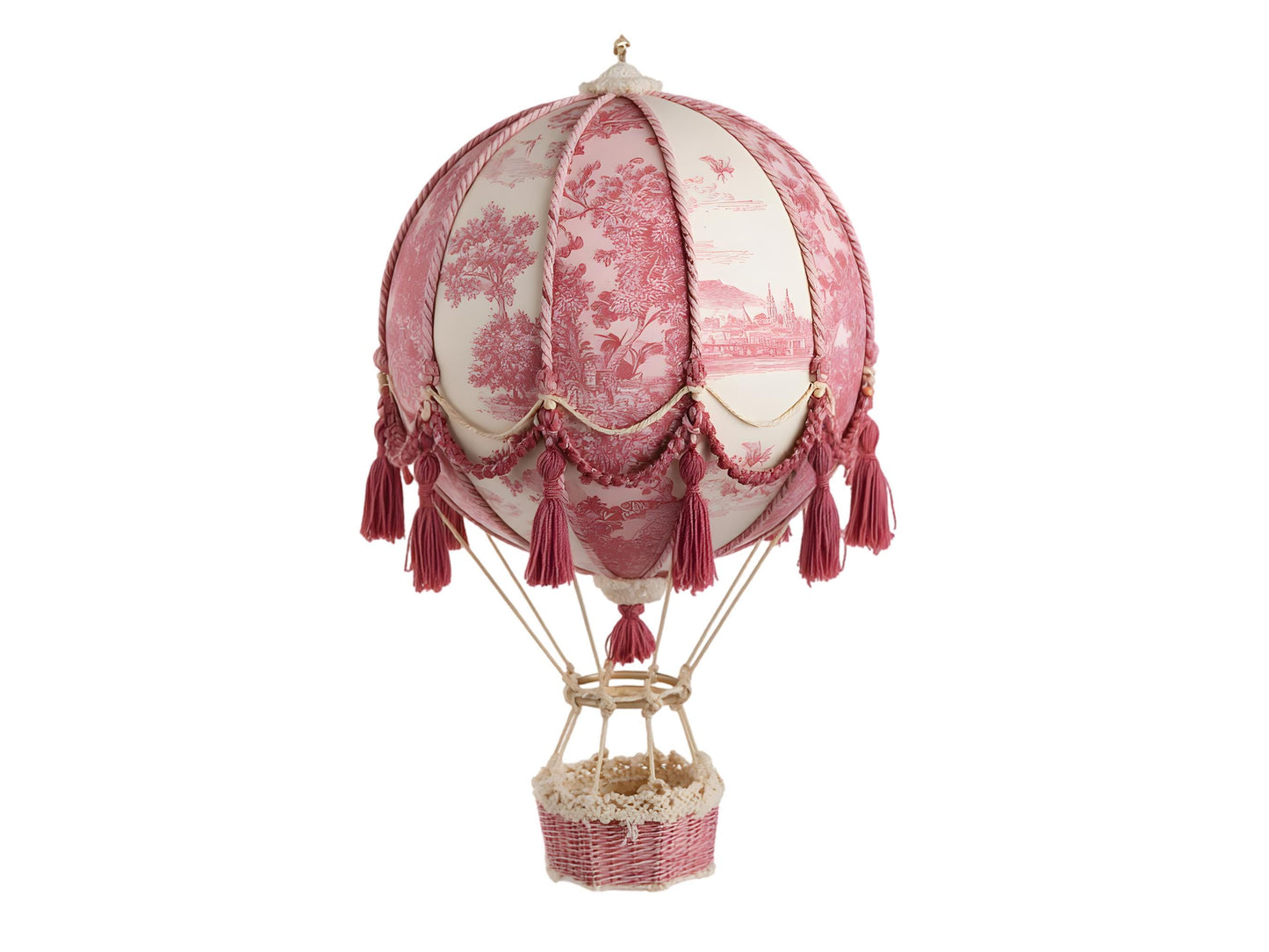 DIY Download Pink Toile Clipart Bundle