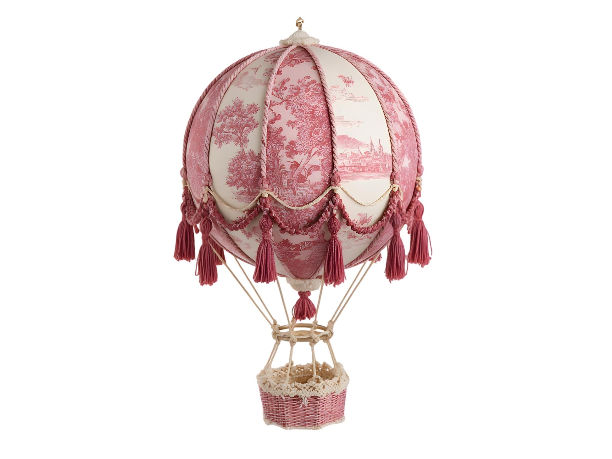 DIY Download Pink Toile Clipart Bundle