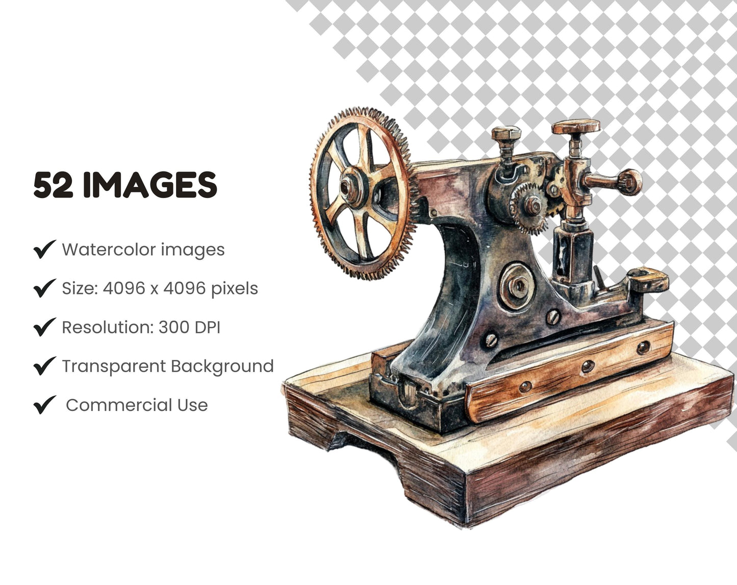 Aquarell-Clipart-Bundle mit Mechanikerwerkzeugen, Mechanikerwerkzeuge (PNG), Werkzeug-Clipart, Reparaturwerkzeug-Clipart, Heimwerker-Werkzeugkasten-Clipart, Werkzeug-PNG