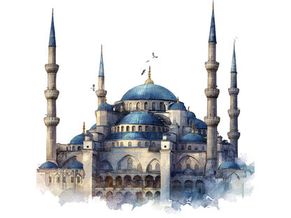 DIY Download Landmark Clip art Bundle