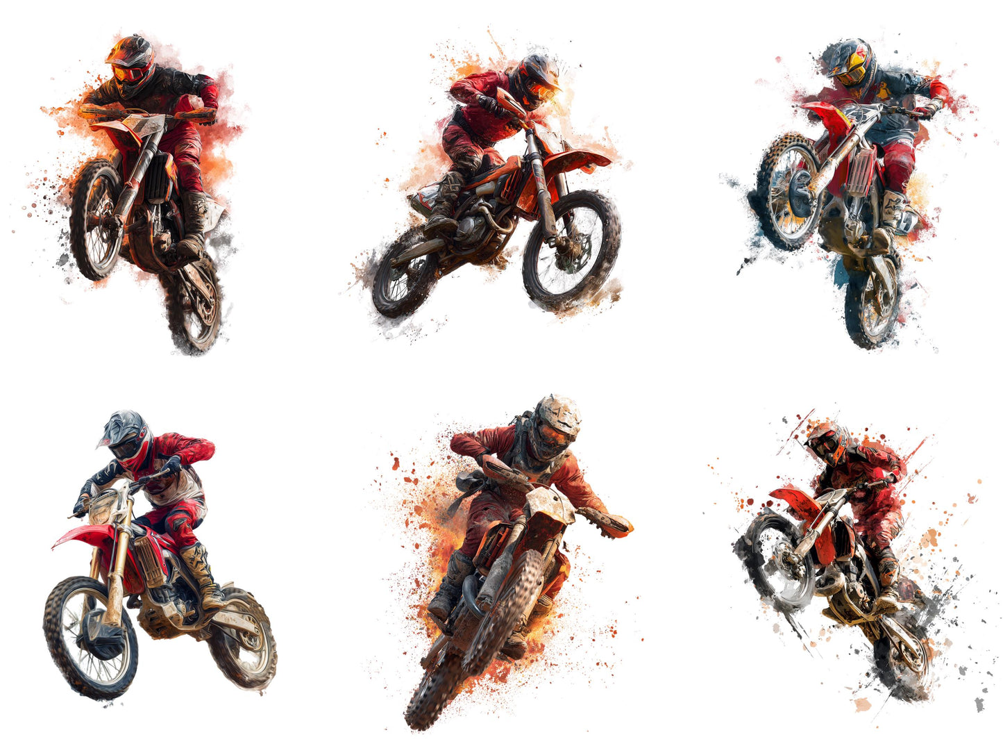 14 Dirt Bike Clipart Bundle, Dirt Bike png, Bikers Clipart, Watercolor Dirt Bike Clipart, Motorcycle Clipart, Printable Bike Clipart png