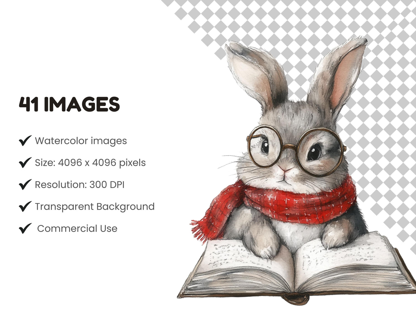 Watercolor Bunny Clipart png Bundle, Cute Bunny Clipart, Funny Bunny Clipart, Bunny png, Easter Bunny Clipart, Paper Crafting, Nursery Decor