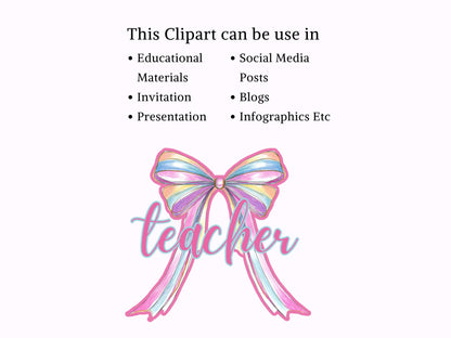 Teacher Coquette png, Retro Teacher png, Coquette Teacher Clipart, Teacher T-Shirt Design, Teacher Sublimation png, Back To School png