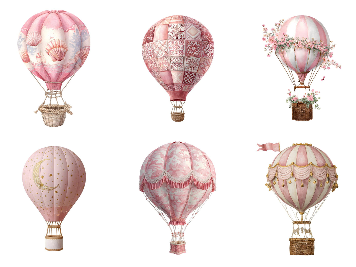 DIY Download balloon clip art bundle