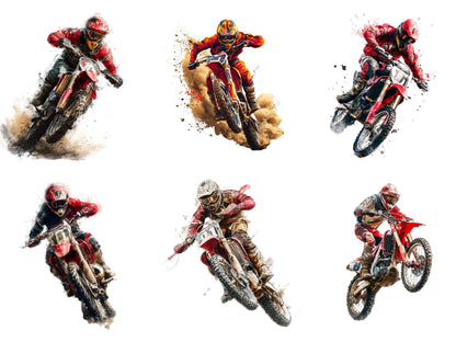 14 Dirt Bike Clipart Bundle, Dirt Bike png, Bikers Clipart, Watercolor Dirt Bike Clipart, Motorcycle Clipart, Printable Bike Clipart png