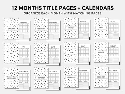 2026 Journal Mega Bundle: Printable Planner with Trackers (PDF)