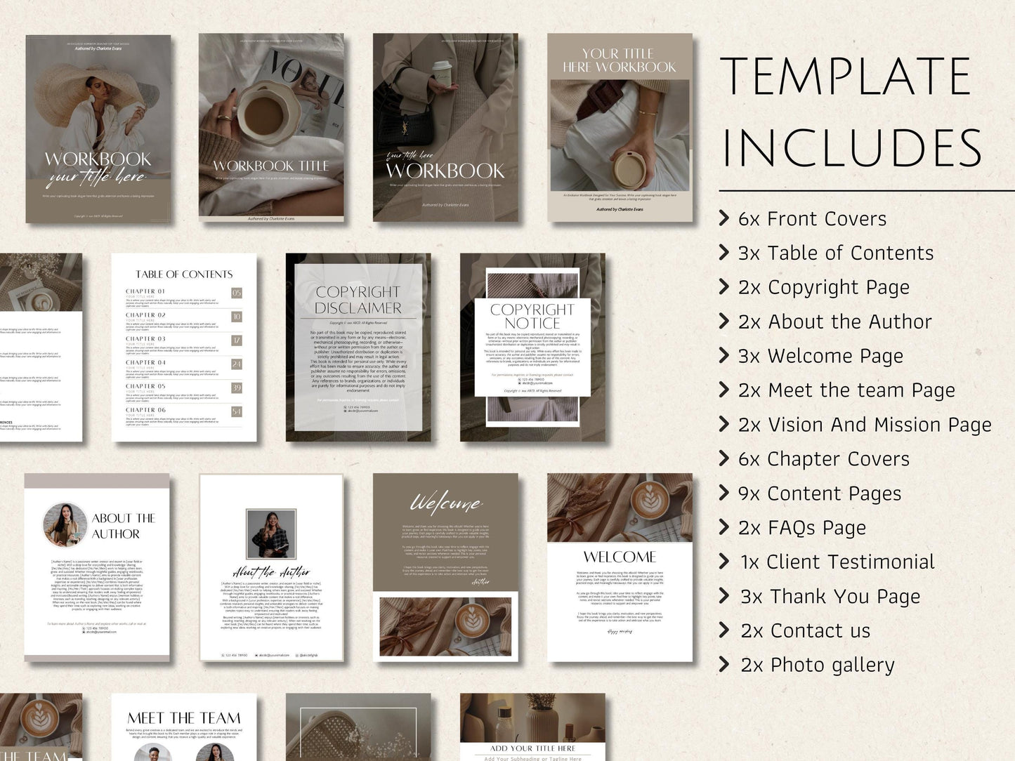 Modèle d'ebook modifiable, guide de coaching, pour les propriétaires de petites entreprises, fichier de 45 pages