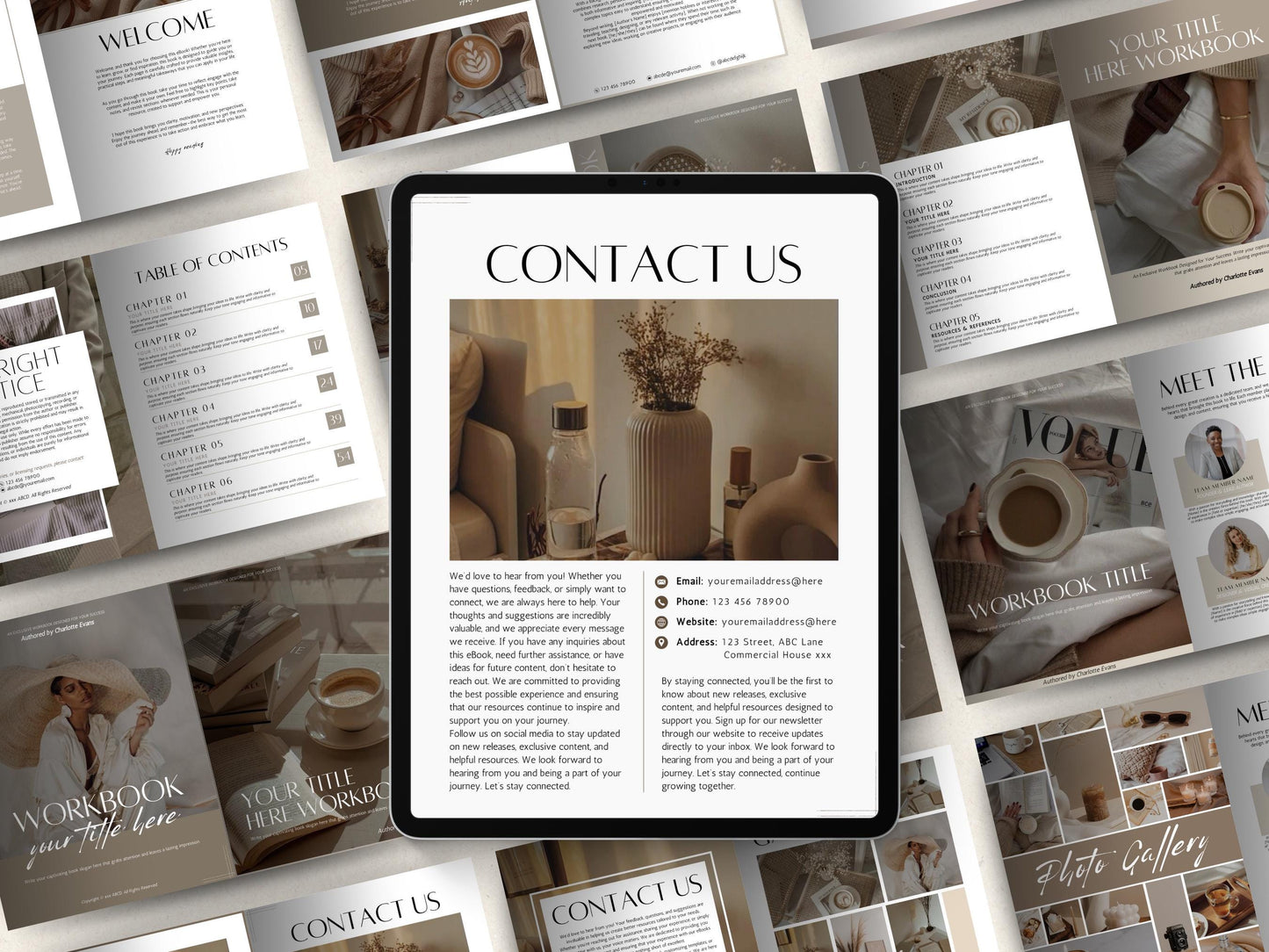 Modèle d'ebook modifiable, guide de coaching, pour les propriétaires de petites entreprises, fichier de 45 pages