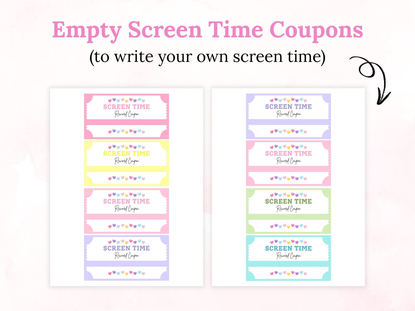 Editable Screen Time Checklist Template, Screen Time Chore Chart, Daily Screen Time Schedule, Screen Time Tracker For Kids