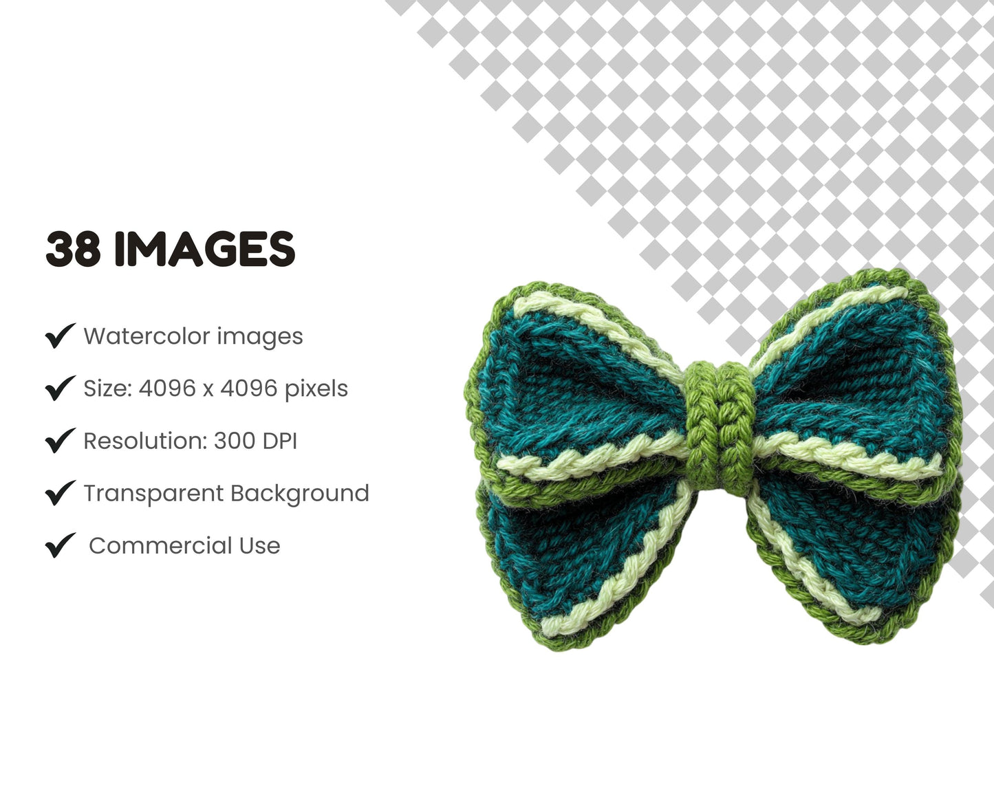 38 PNG-Dateien zum St. Patrick's Day, Cliparts mit Glücksbringern aus Kunstgarn, St. Patrick's Day Schleife (PNG), Irische Glücksbringer-Cliparts, St. Patrick's Day Cliparts für Kinder