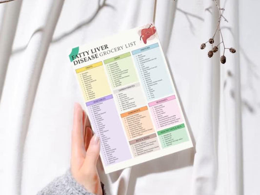Printable Fatty Liver Grocery List, Fatty Liver Meal Plan, Diet List For Fatty Liver, Fatty Liver Shopping List, Fatty Liver Disease List