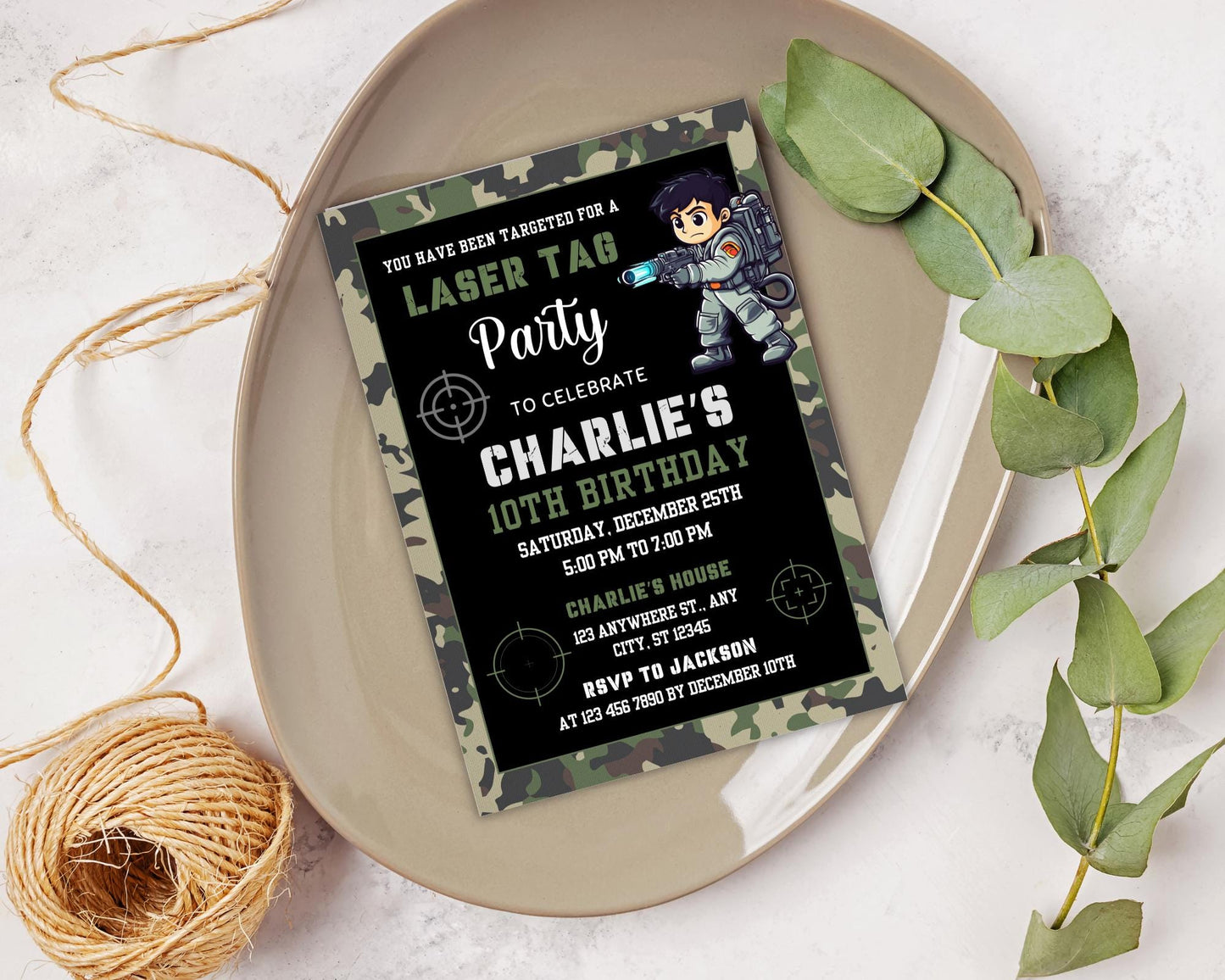 Laser Tag Birthday Invitation Template, Neon Laser Tag Invite, Teen Laser Tag Birthday Flyer, Kids Laser Tag Party, Boy Birthday Party