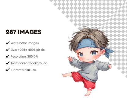 Cute Stranger Character Clipart Set, Stranger Hand Drawn, Watercolor Stranger Vibes & Monster Clipart,  80s Mystery Character Clipart PNG